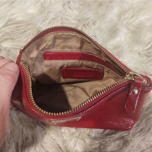Michael Kors | Small Red Pouch Clutch Bag - Picture 5 of 5